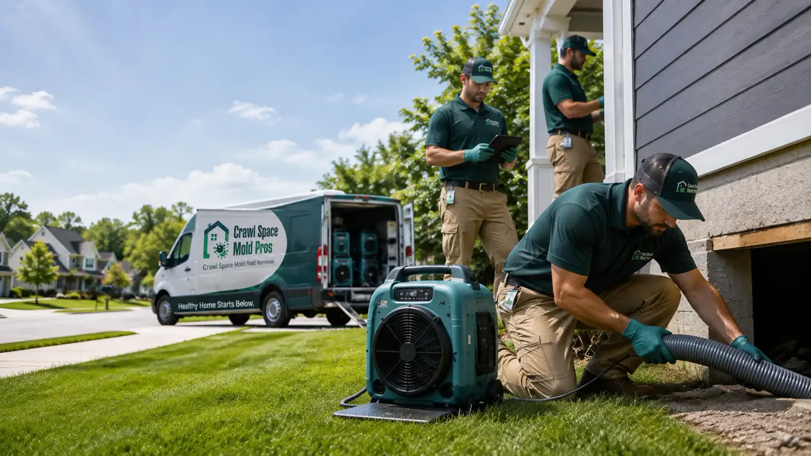 Crawl Space Mold Removal in Sandwich, IL